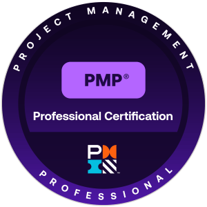 PMP badge, verify on Credly