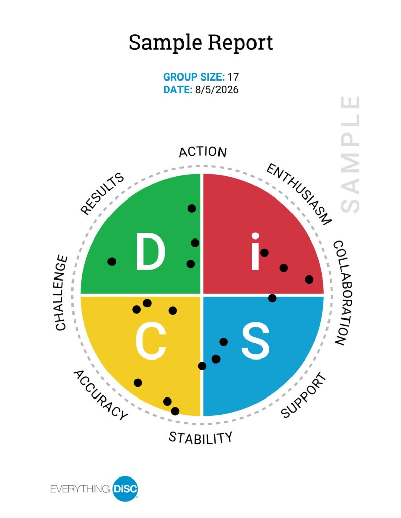 Sample Everything DiSC Group Culture Map